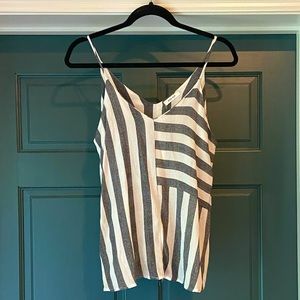 Black and white MOD REF tank top, size small